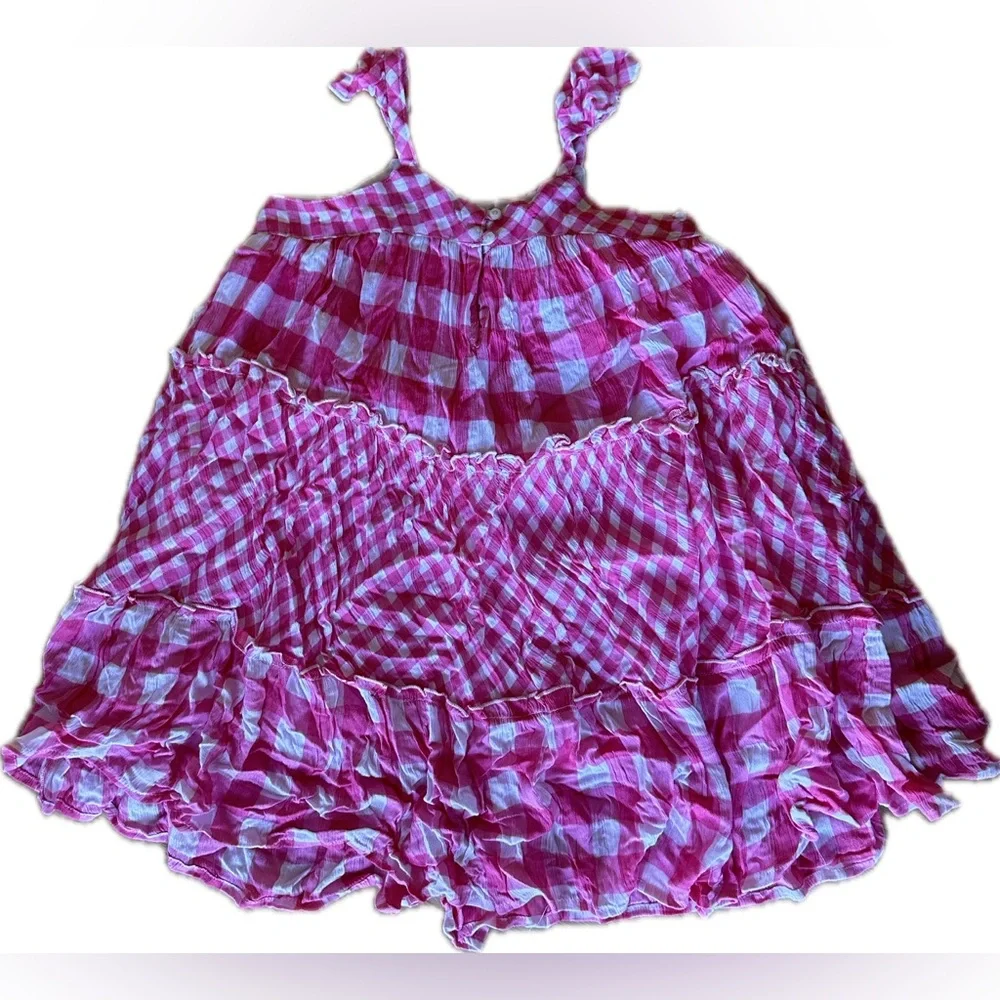 French Connection Pink Gingham Dress